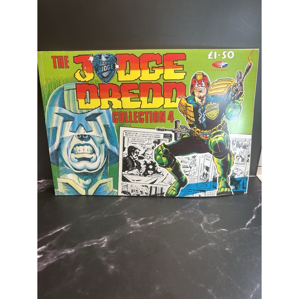 The Judge‎ Dredd Collection 4 - 1985 Comic Graphic Novel TPB - LIGHT WEAR